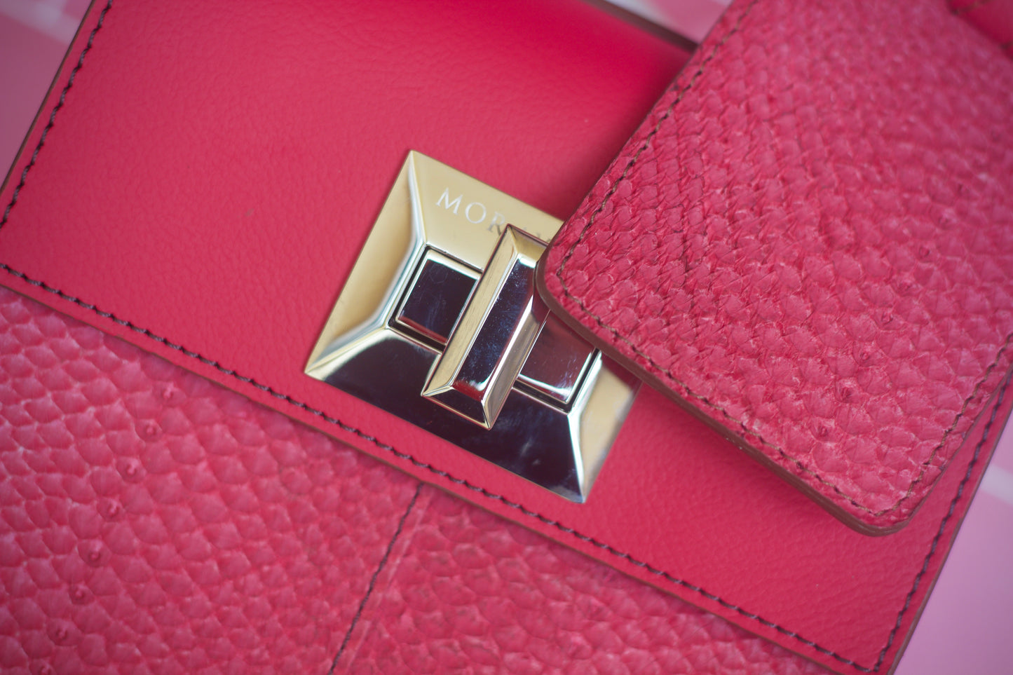 Seashell Pink Meredith | Salmon Leather