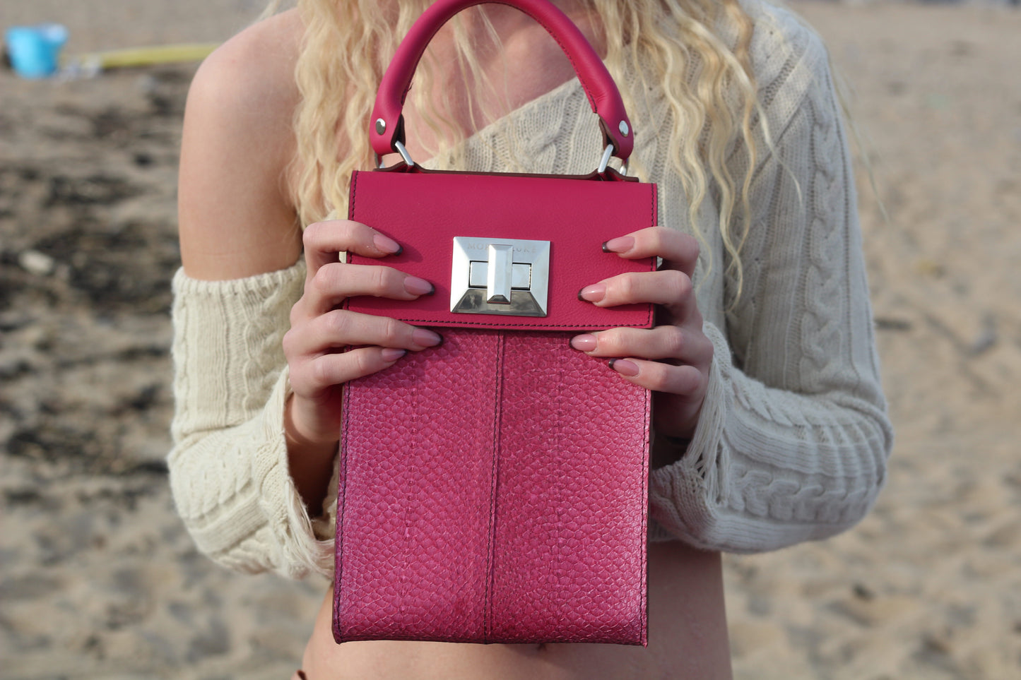 Seashell Pink Meredith | Salmon Leather
